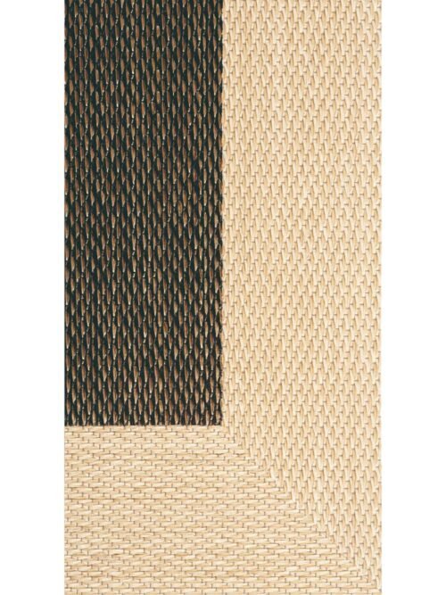 Alfombra Teplon con cenefa Bronce/Natural