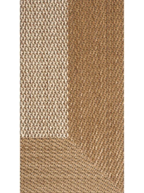 Alfombra Teplon con cenefa Crema/Oro