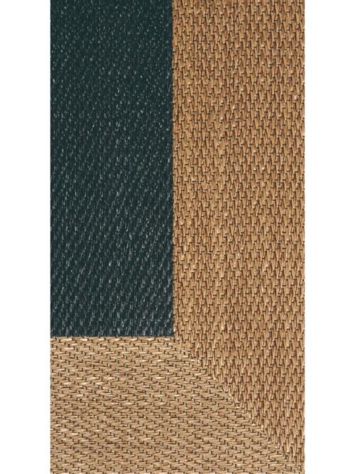 Alfombra Teplon con cenefa Antracita/Oro