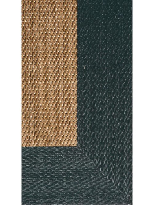 Alfombra Teplon con cenefa Oro/Antracita