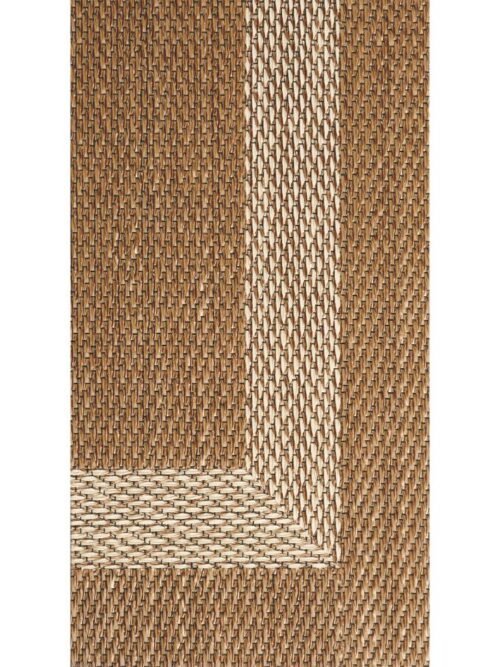 Alfombra Teplon con cenefa interior Oro/Crema
