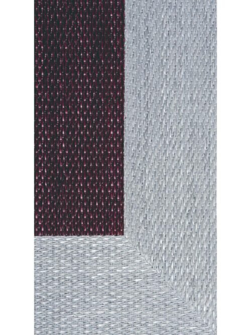Alfombra Teplon con cenefa Morado/Plata
