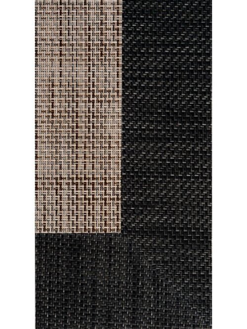 Alfombra Teplon con cenefa Charme Crema/Charme Gris