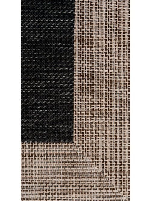 Alfombra Teplon con cenefa Charme Gris/Charme Crema