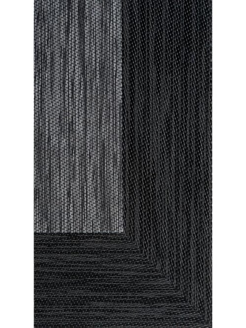 Alfombra Teplon con cenefa Archi Plata/Gris