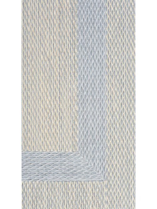 Alfombra Teplon con cenefa interior Seda/Agua