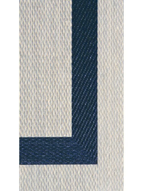Alfombra Teplon con cenefa interior Seda/Cobalto