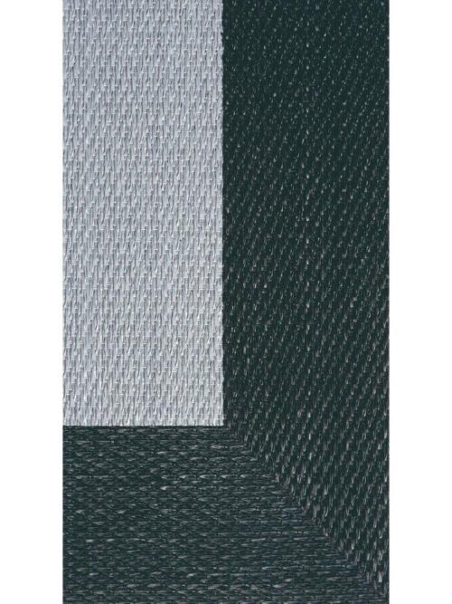 Alfombra Teplon con cenefa Plata/Antracita
