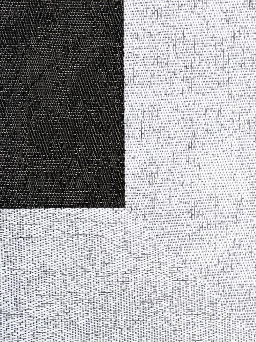 Alfombra Teplon con cenefa Carbón/Cuarzo