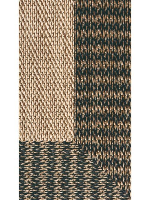 Alfombra Teplon con cenefa Crema/Bronce