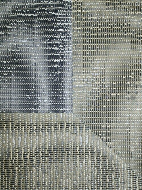 Alfombra Teplon con cenefa Grafito/Platino