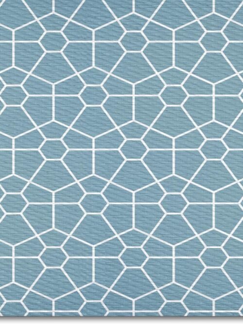 Alfombra vinílica Teplon Digital Células Azul