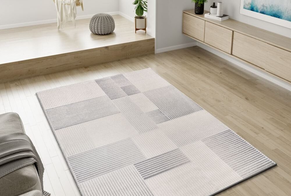 Alfombra Geométrica Estilo nórdico Baresa Gris 12943 14