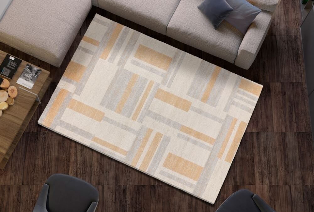 Alfombra Geométrica Craft Gris 12934 14