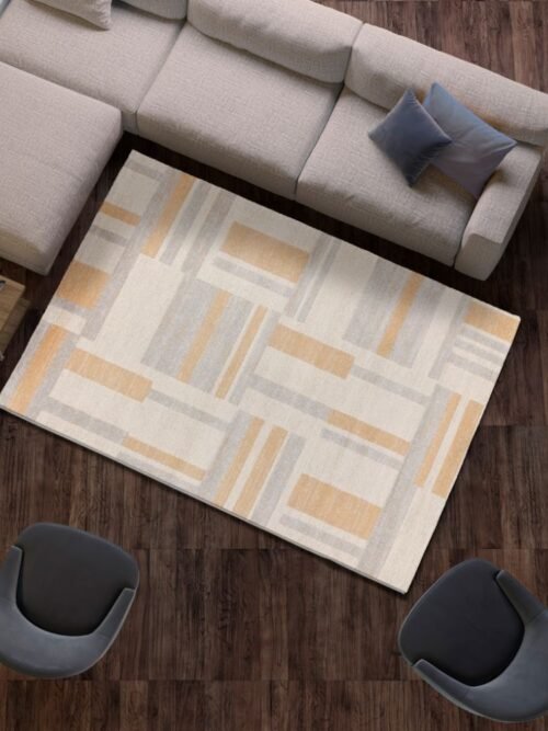 Alfombra Geométrica Craft Gris 12934 14