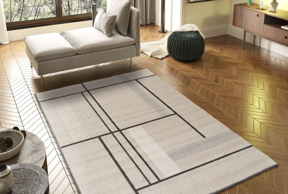 Alfombra Geométrica Domus Beige 32302