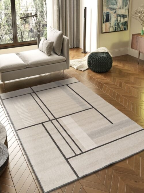 Alfombra Geométrica Domus Beige 32302