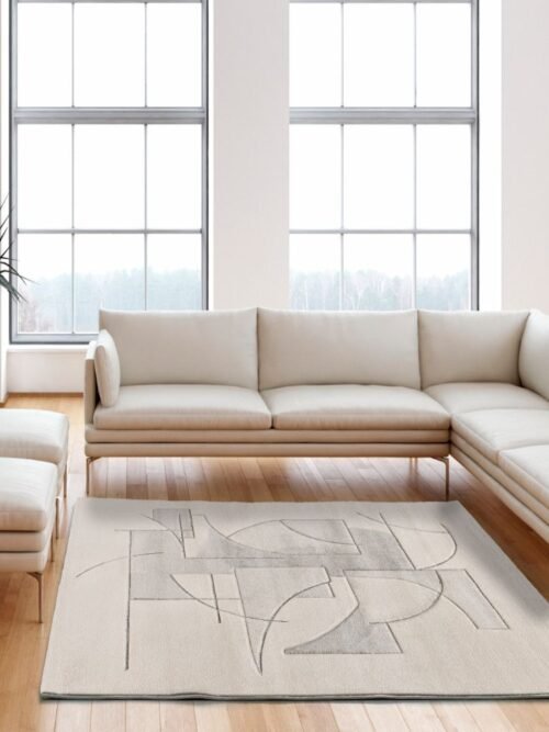 Alfombra Geométrica Lena Crema 40313 41