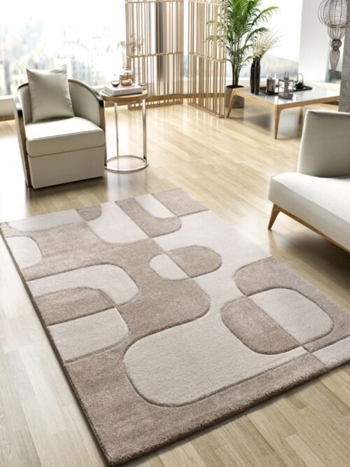 Alfombra Geométrica Lena Crema 40314 41