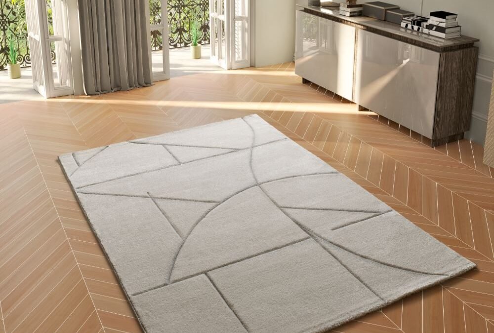 Alfombra Geométrica Lena Crema 40315 41