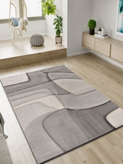 Alfombra Geométrica Medel Gris 40378 14 Gris