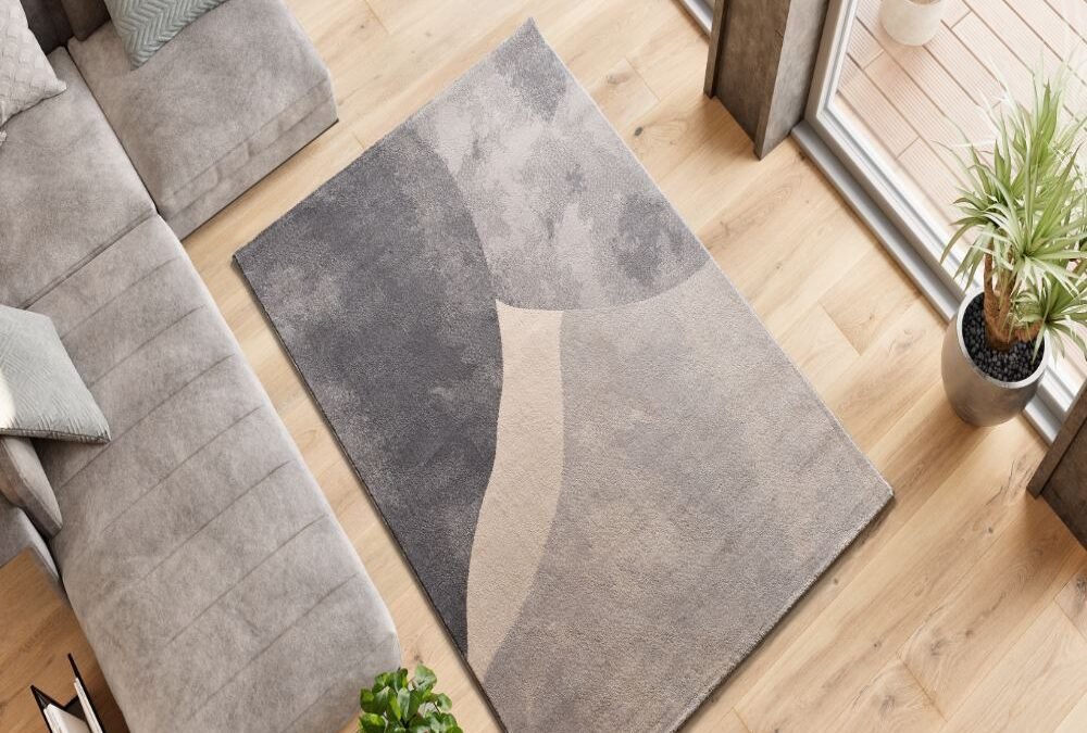Alfombra Geométrica Monic Plata 12803 19