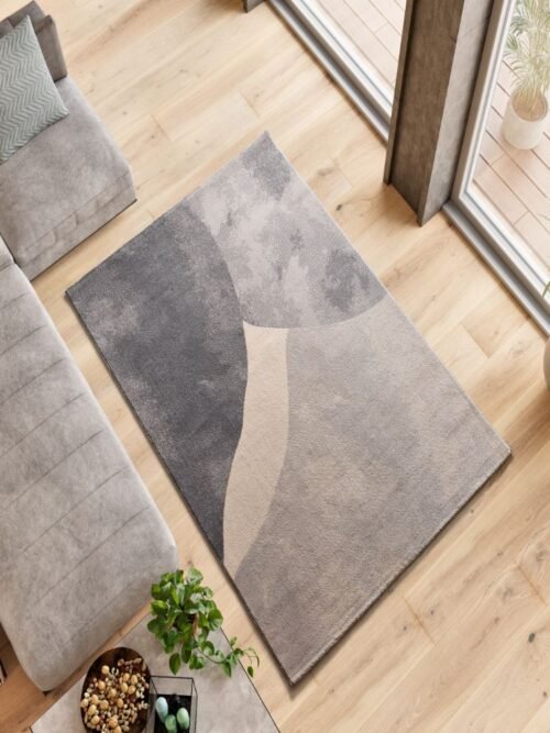 Alfombra Geométrica Monic Plata 12803 19