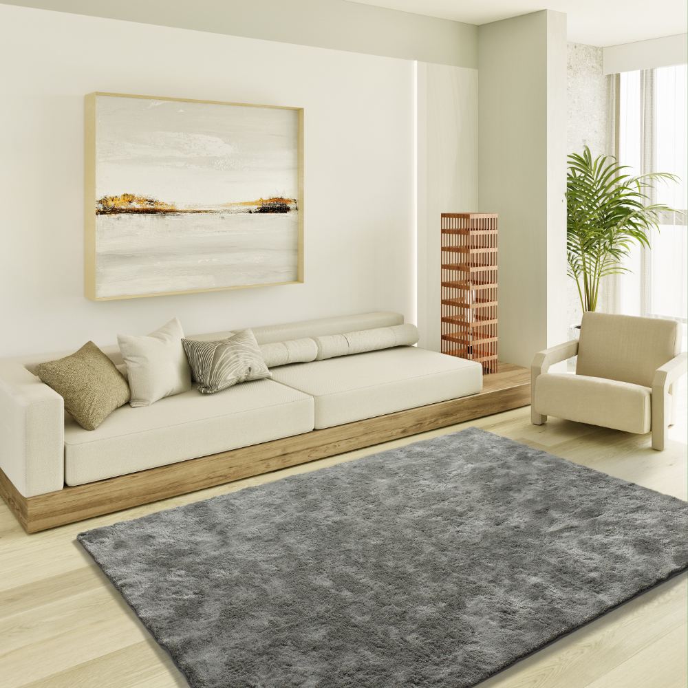 Alfombra Lisa Roma Liso Antracita 44