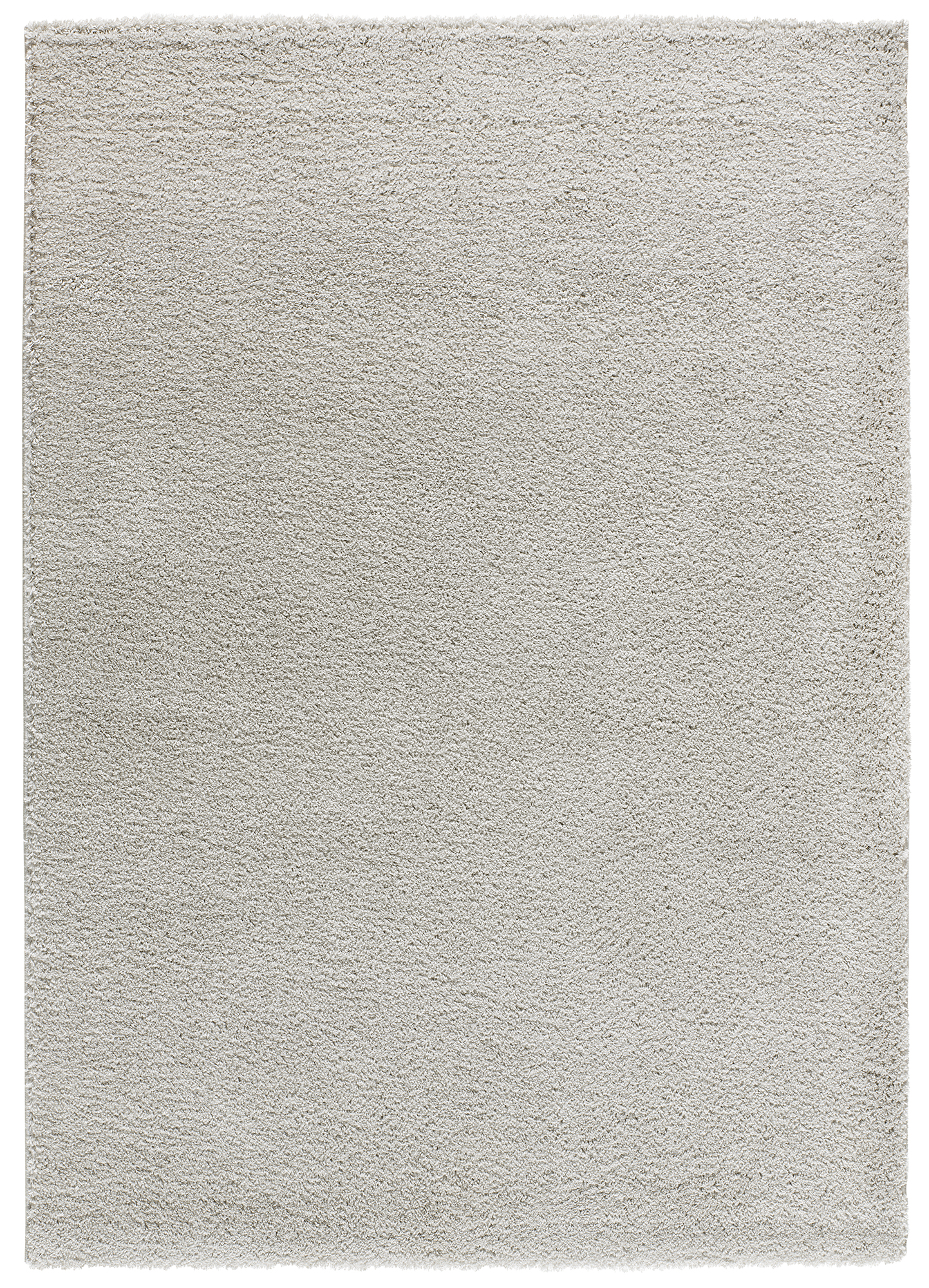 Alfombra Shaggy Atlas Liso Plata 19 1