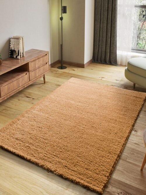 Alfombra Shaggy Atlas Liso Camel 36