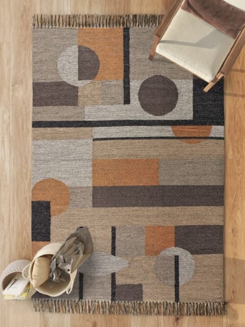Alfombra Kilim con flechos Chandia Multi 1120 21