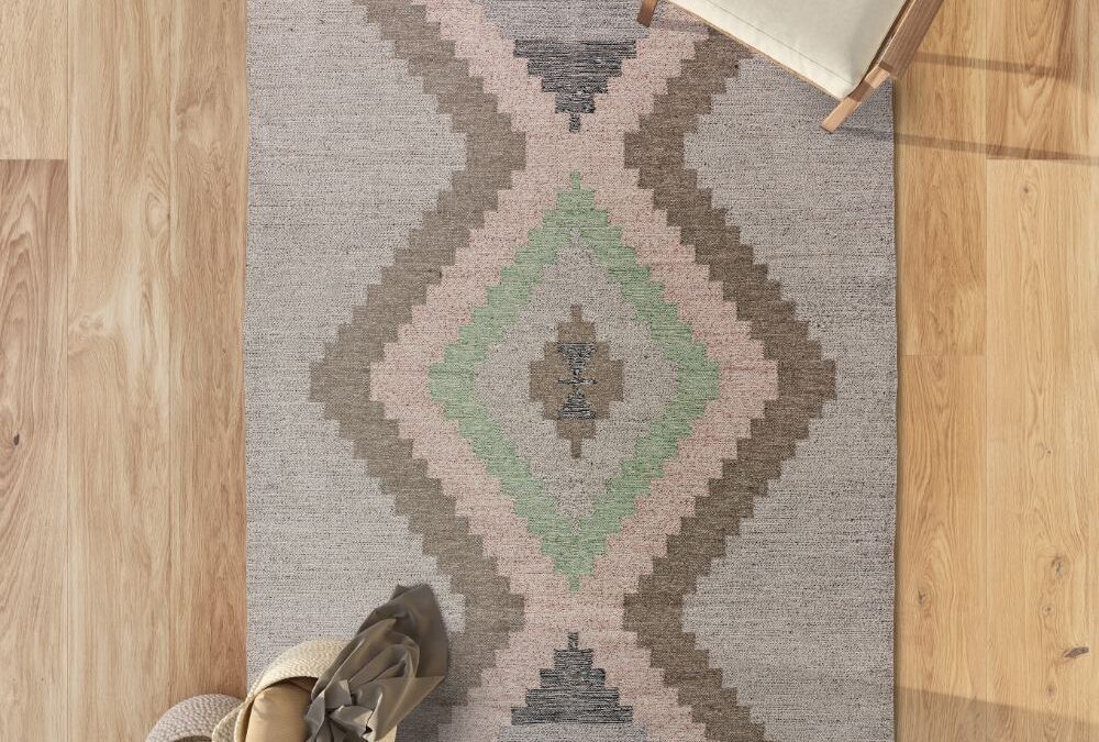 Alfombra Kilim con flechos Chandia Multi 1140 21