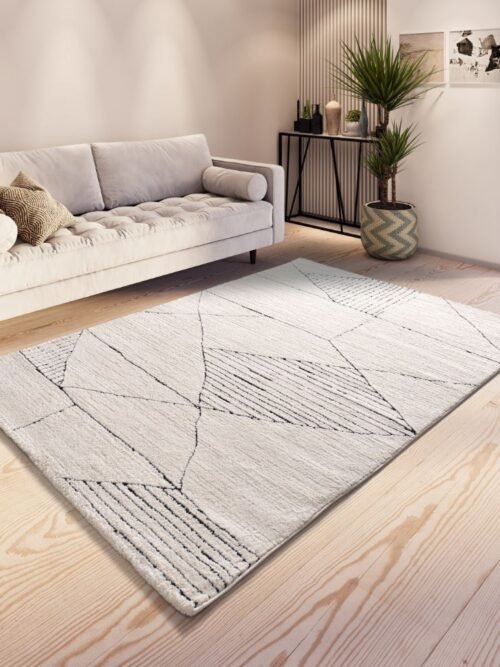 Alfombra Étnicas Turin Blanco 2312 04