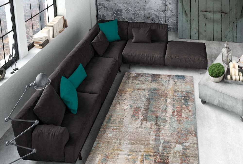 Alfombra Abstracta estilo Vintage Amira Multi 20073