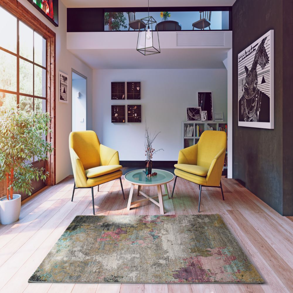 Alfombra Abstracta estilo Vintage Amira Multi 20099