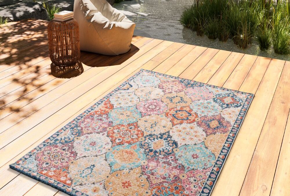 Alfombra Vintage de Exterior-Interior Luna Multi 20092 21