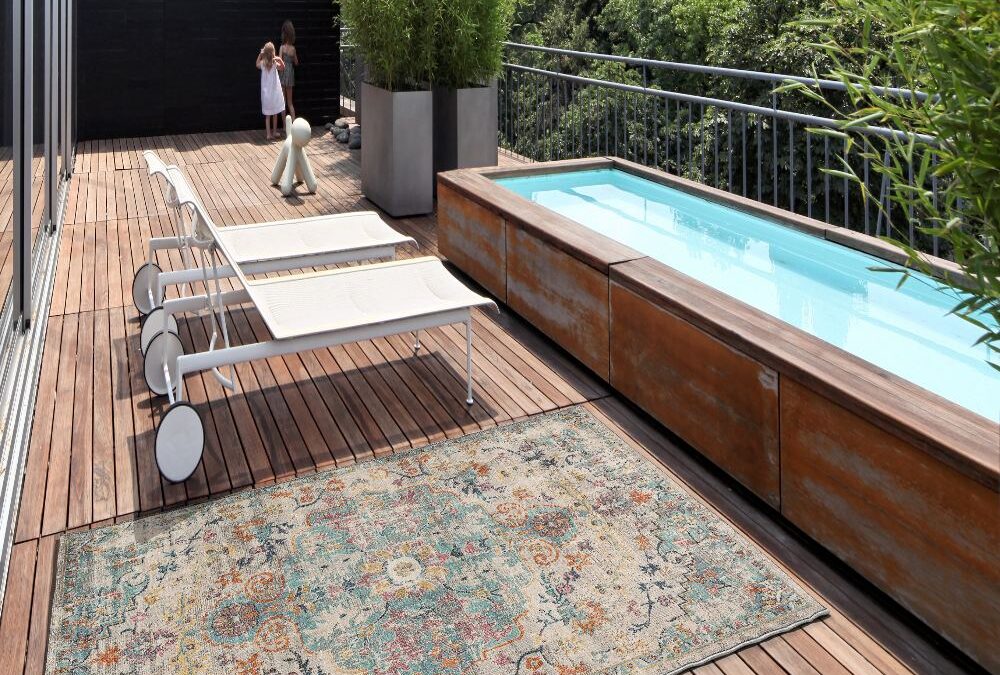 Alfombra Vintage de Exterior-Interior Luna 20157 21 Multi